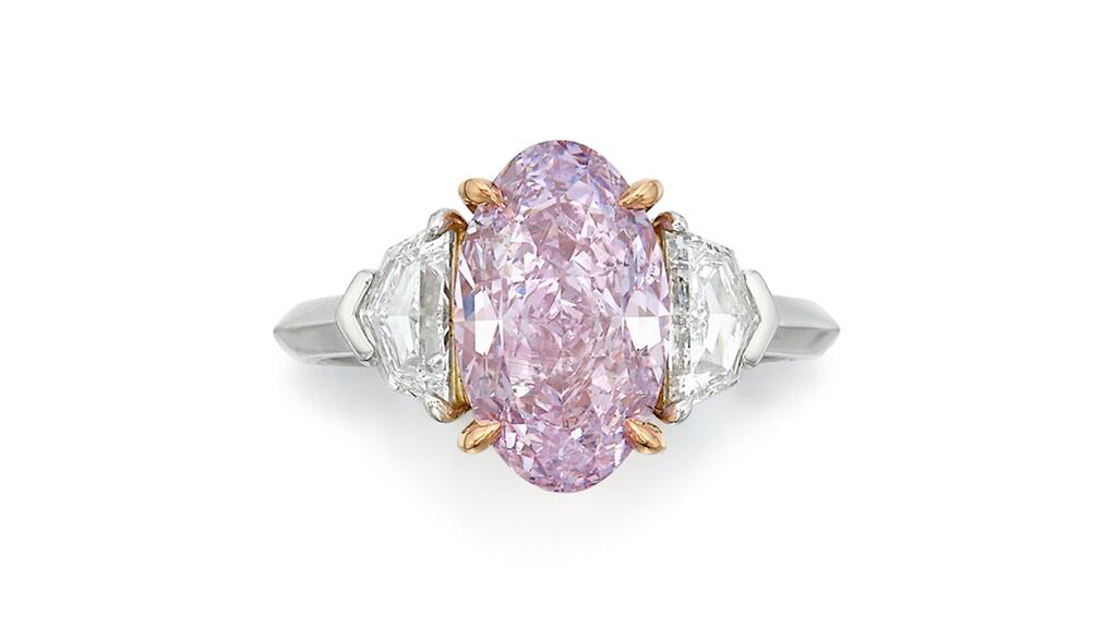 A fancy intense pinkish purple diamond named the “Lavender Dream” Sotheby’s Lavender Dream purple diamond